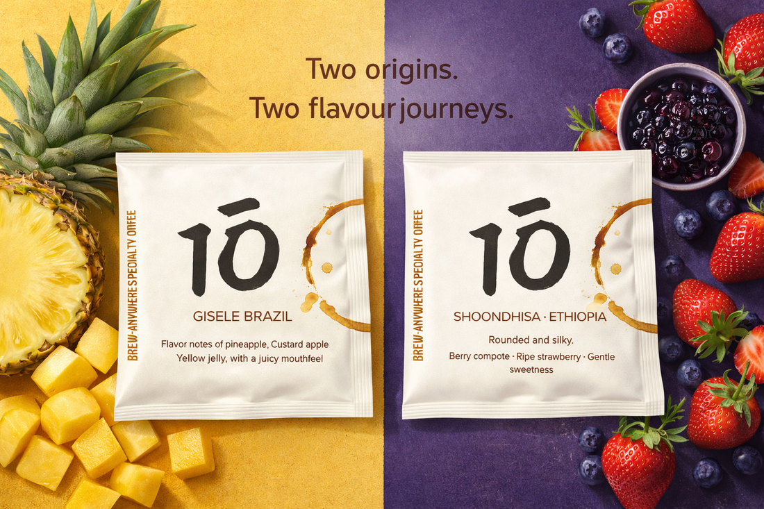 Two origins. Two flavour journeys.